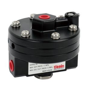 China TS100 Control Valve Volume Booster 0.4-0.7MPa Pneumatic Valve Positioner factory