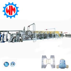 China High Quality Adult Diaper Making Machine for Mass Production PLC Control Export to Europe factory