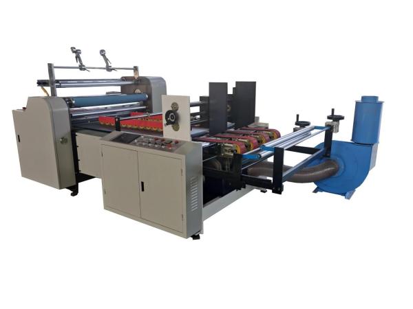 China Variable Frequency Touch Screen Flute Laminator Machine Adjust Speed factory