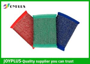 China Multi Function Non Abrasive Nylon Scrubber Green Pad For Cleaning Colorful factory