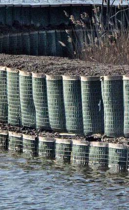 Galvanized Weld Gabion Hesco Barrier Blast Wall 1030mm Height