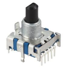 China SRBV181004 SMD DIP Switch , ALPS Rotary Switch SP8T 8 Flatted Shaft PC Pins 0.3A 16VDC factory