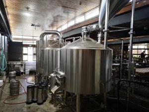 China 15BBL Beer Brewing Equipment Two SS304 Vessels In Brewhouse factory