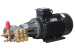 FLOWMONSTER DS series High Pressure Triplex Plunger Pump 12-72LPM 100-500Bar