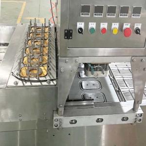 China PLC Control Automatic Tray Sealing Machine Stainless Steel Packing Machine factory