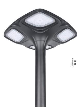 50W Led Solar Garden Light / Plaza Light / Parking Lot Lighting 160lumen/W