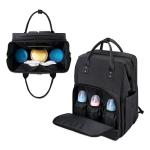Baby Diaper Tote Bags Backpack Black Insulated Bottle Storage 14X9X16"