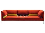 Latest Living Room Classic luxury Fabric Couch Curved Design Modern Sofa