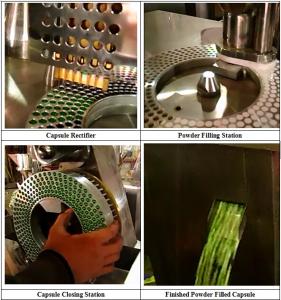 China High Speed Semi Auto Capsule Filling Machine For 00# To 4# Capsule Size factory