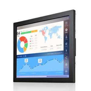 China Industrial 17in Touch Screen Monitor Infrared Dust Proof With VGA Interface factory