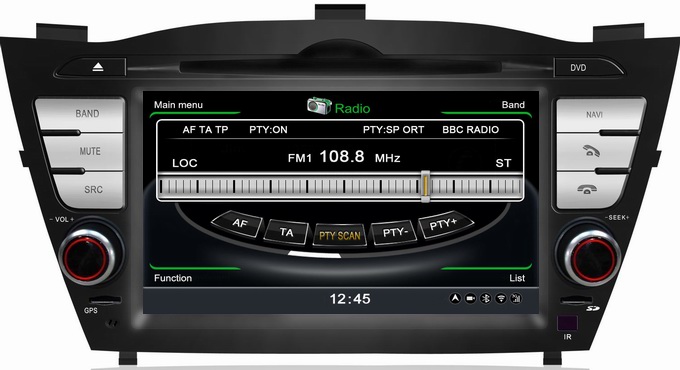 Ouchuangbo Touch Screen Auto DVD Navi Multimedia for Hyundai IX35 (2010) 3G /wifi 3 zone POP S100 Platform OCB-047