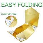 Magnetic Collapsible Rectangle Cardboard Presentation Boxes For Party Wine