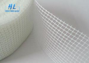 China 60gsm-65gsm C Glass Fiber Self Adhesive Mesh Tape With 30% Glue Content factory