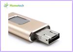 Mobile Phone USB Flash Drive For IOS / Android , I- Easy Drive With Aluminum
