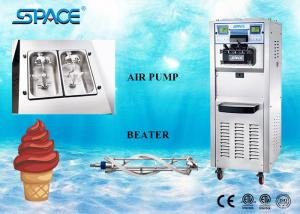 China 220V Ice Cream And Frozen Yogurt Machine With LCD Display 3 Flavors Mix factory
