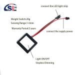12V24V 5A 60W One Key Defogger One Color Selected Bathroom Mirror Touch Sensor
