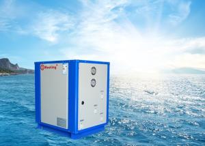 China Meeting domestic geothermal hot water water source small heat pump wifi China R410a 12kw floor heating treatment factory