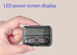 LED Display True Wireless Stereo Earbuds With 3500mA Charging Case / Power Bank