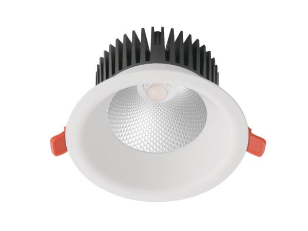 12Watt - 45Watt Aluminum / Glass LED Downlight , Dust-proof Commercial Lighting