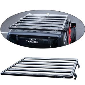 China Universal Jeep Wrangler JL JK JT Basket Top Luggage Off Road Aluminum Car Roof Racks factory
