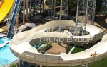 Durable Fiberglass Water Slide For Family Interacetive Water Fun In Aqua Park