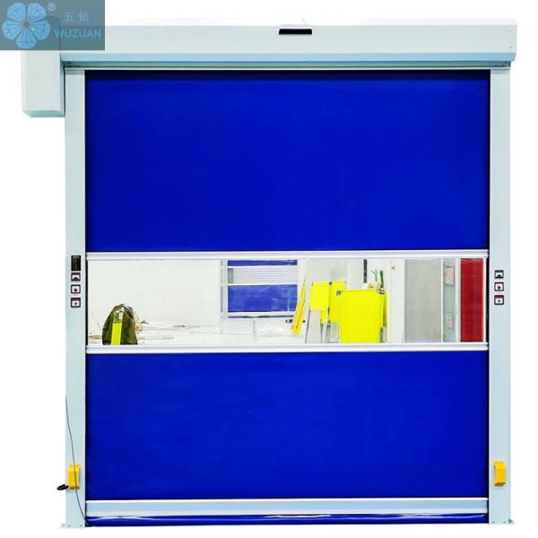 Automatic Industrial Cold Room Roller Shutter Door Commercial PVC Carwash Door