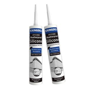 China 300ml Glass Sealant RTV Glue Weatherproof Silicone Construction Sealant Adhesive on sale