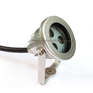 China 3*3W RGB/single color 316L Stainless Steel IP68 quality 9w led underwater fountain light factory