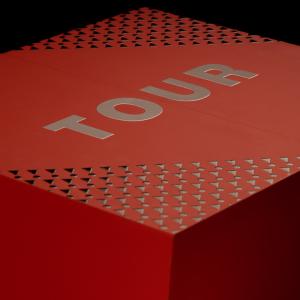 Double Opening Custom Electronics Packaging Paper Gift Box With UV Embossing