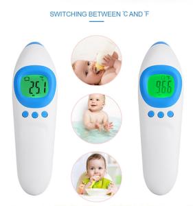 China Baby Infrared Digital Thermometer Forehead , Body Electronic Newborn Thermometer factory