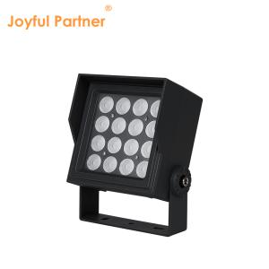 China Adjustable IP65 Outdoor LED Garden Low Voltage Spot Light Die-Casting Aluminum Material Square 130*130mm Single Color 3000K factory