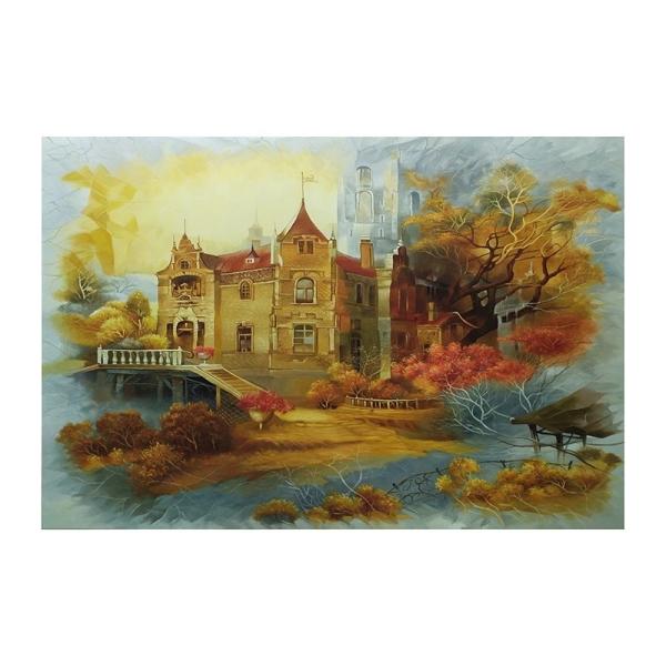 6 Color Print Method Handmade Oil Painting Abstract Paintings on Canvas for Room