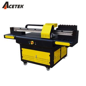 China Acetek UV Flatbed Printer , Mobile Cover CMYK Digital UV Flatbed Printing Machine factory
