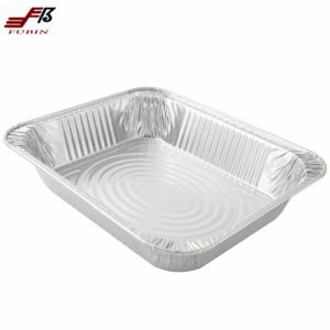 China Convenient Carry Out 3200ml Aluminum Foil Container Rectangular factory