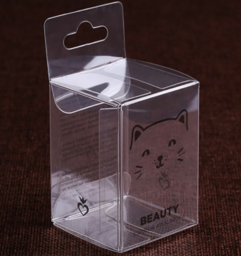 Customized Folding Printed PVC Box , Fashion Heat Seal Clear Plastic Box