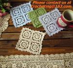 Multi Round Hand Made Crochet doily/placemat coasters/placemat set/shabby chic