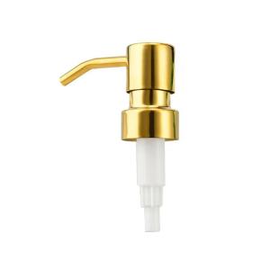 China Ribbed Closure Plastic Lotion Pump PP Material Customized Color factory
