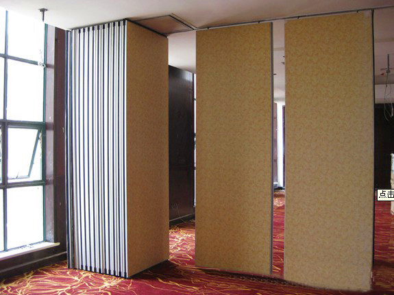 Aluminium Frame Movable Sliding Folding Partition Walls System Philippines 85mm Width