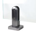 Outdoor Aluminum Profile Railing System with Simple Design Glass Spigot