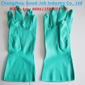 China Nitrile Heavy Duty Chemical Protective Work Gloves Thickened factory