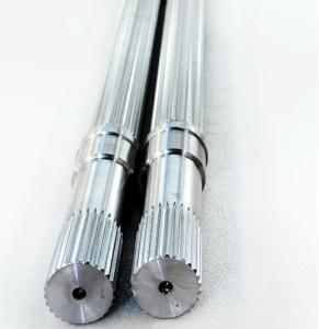 China HRC44 Hardness Involute Spline Shaft , Plastic Extruder Parts Stable Performance factory