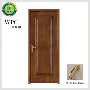 China OEM WPC Plain Wpc Doors Termite Proof , Solid Wood Plain Door For Villa factory