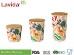 Reusable Bamboo Fiber Material Storage Boxes Non-Toxic For Noodles / Biscuit