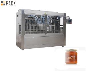 China Small Scale Food Piston Filling Machine 2000m*1100mm*2400mm HMI Operation factory