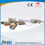 Jwell sound insulation pvc semi-skinning foam board extrusion line for housing