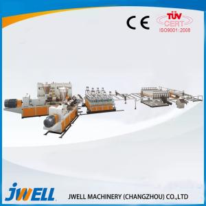 China Jwell PVC semi- skining WPC Foam Board extrusion line factory