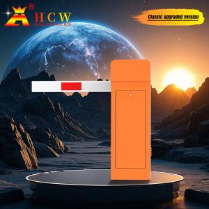 China ANPR System Traffic Boom Barrier Gate With LED Light Arm Vehicle traffic control factory