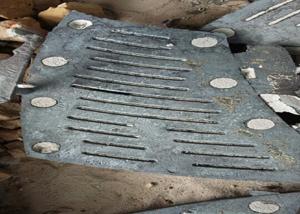 China Pearlite Steel Casting Parts , Alloy Steel Casting For SAG Mill DF074 factory