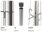 Heavy Galvanised Steel Mesh Fence Panels 4mm Wire Rectangle Hole