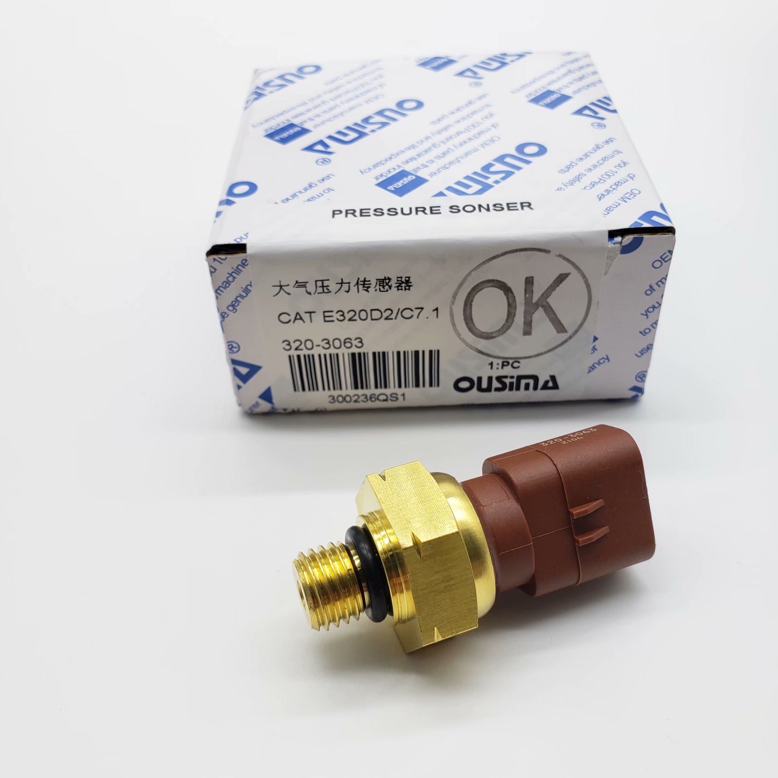 3203063 Excavator Sensor , E320D2 C7.1 Electrical Pressure Sensor